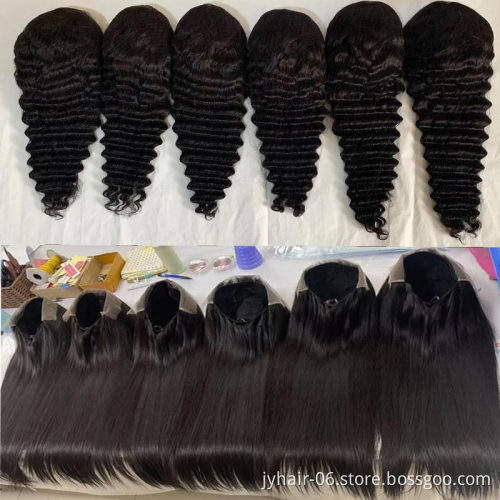 Transparent HD Full Lace Human Hair Wigs,Brazilian 360 Lace Frontal Wigs,13x6 Human Hair HD Lace Front Wigs For Black Women